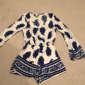 Paisley romper